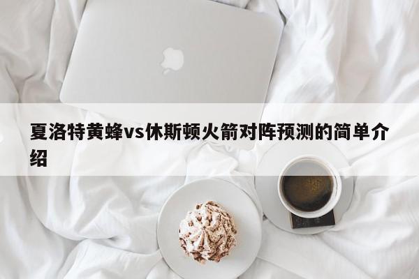 夏洛特黄蜂vs休斯顿火箭对阵预测的简单介绍